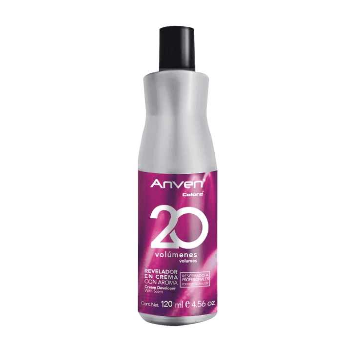 REVELADOR EN CREMA 20 VOL. 120 ml ANVEN 