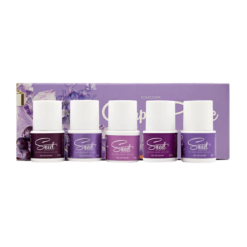 COLECCIÓN GRAPE PURPLE (colores morados) 5pz 10ml c/u