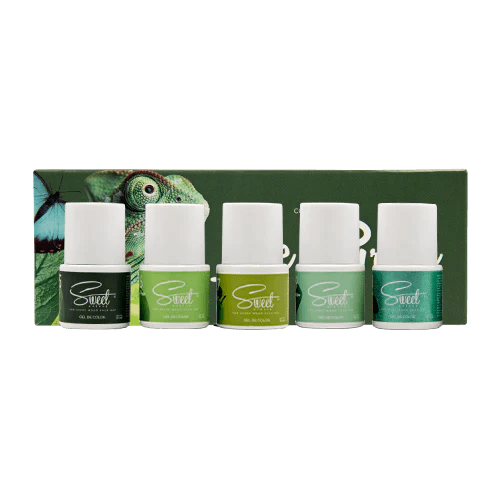 COLECCIÓN LIFE GREEN (colores verdes) 5pz 10ml c/u SWEET 