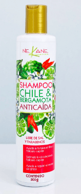 Shampoo de Chile & Bergamota Anticaída 300g NEKANE