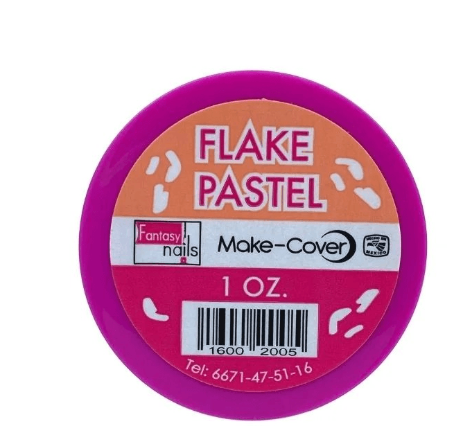 Acrílico Make Cover Flake Pastel 1 oz FANTASY NAILS