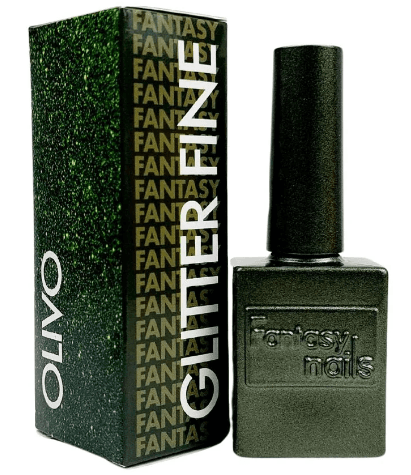 Gel Olivo Glitter Fine 13 ml Fantasy Nails