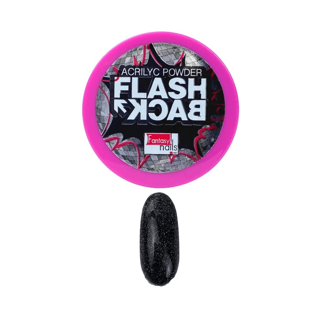 Acrílico Flash Back Negro 1 oz FANTASY NAILS